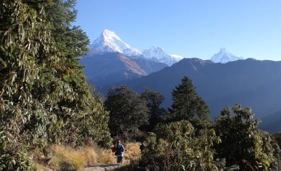 Panoramic mountain view in Nepal – ideal for holiday activities and affordable holiday packages